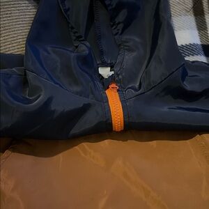Navy and Orange Hooded Jacket